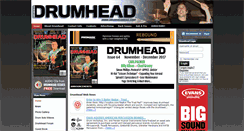 Desktop Screenshot of drumheadmag.com