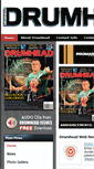 Mobile Screenshot of drumheadmag.com